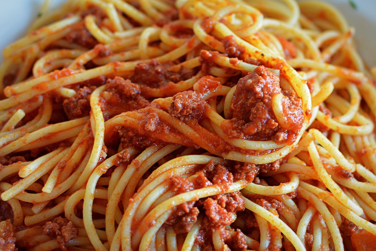 Spaghetti-Party nach dem Training!